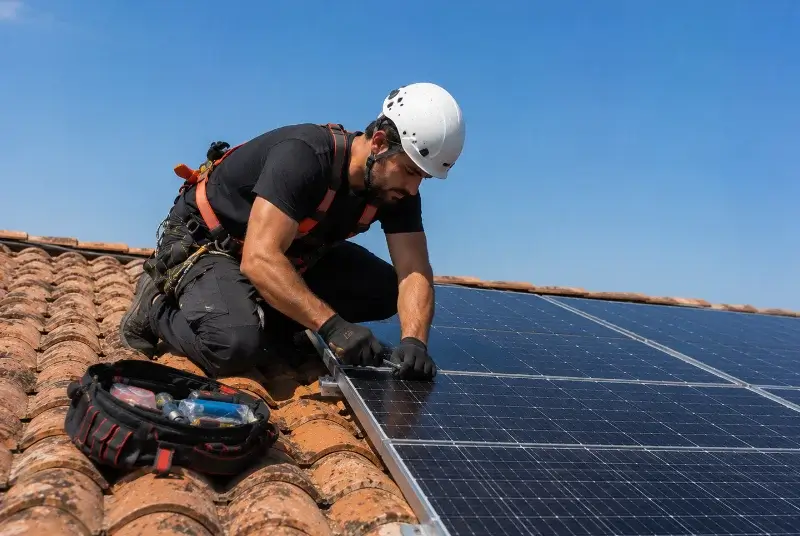 Maintenance et monitoring de panneaux solaires à Carentoir