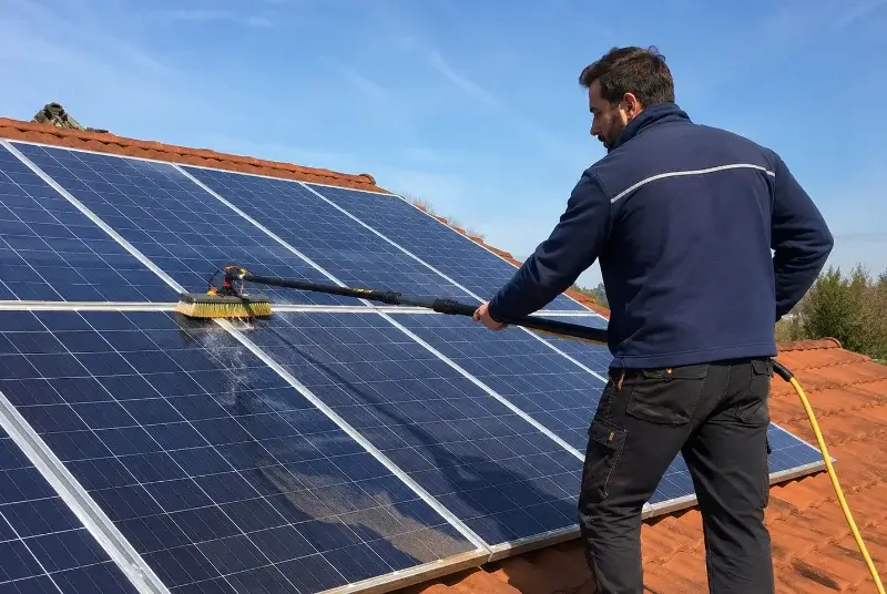 Nettoyage et entretien de panneaux solaires à Carentoir